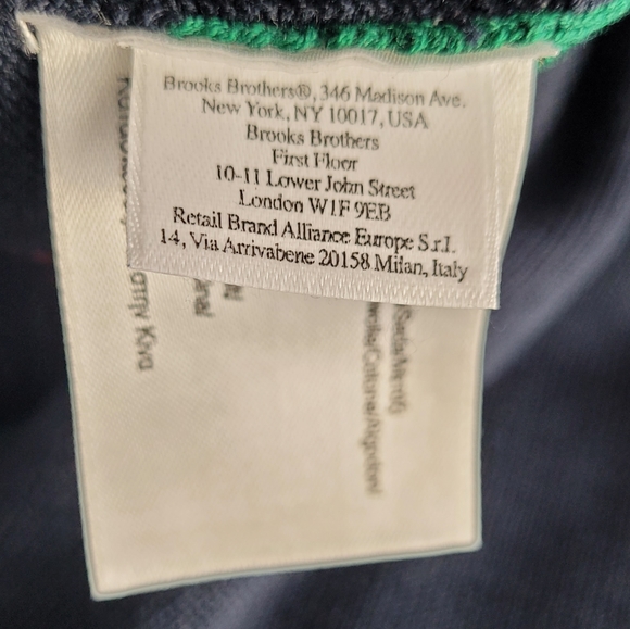 Brooks Brothers St Andrews Links Argyle V neck Golf Sweater L - Picture 6 of 10